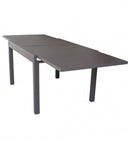 Tavolo Allungabile Hawaii 135/270x90x75 h cm in Alluminio Taupe