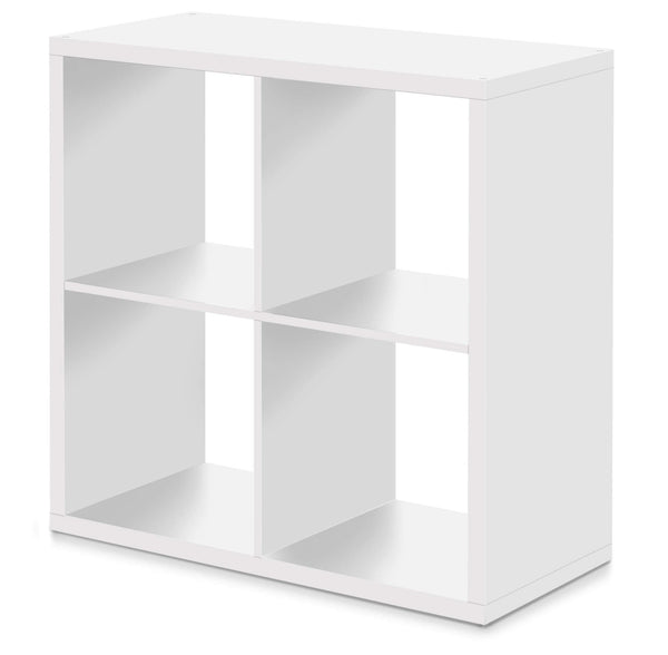 sconto Libreria Quadrata con 4 Vani 77x33x77 cm Fumer Quadra-4B Bianca
