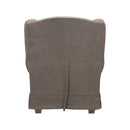 Poltrona Bergere 103x87x84 cm in tessuto tortora
