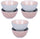 Set 6 Ciotole Ø12 cm 280 ml in Porcellana VdE Tivoli 1996 Confusion