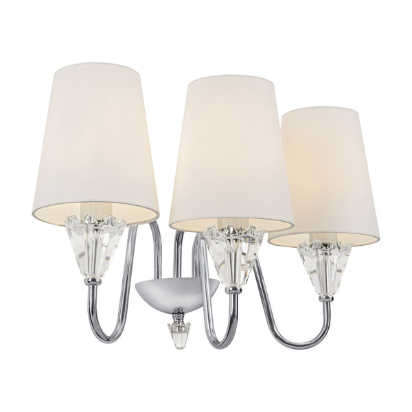 acquista Lampada da parete Modern in Metallo Florero Cromo