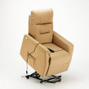 Poltrona Alzapersona Elettrica 1 Motore 77x79x115 cmin Tessuto Beige
