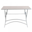 Tavolo Bristol 110x70x72 h cm in Acciaio Tortora
