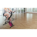 Cyclette Magnetica Pieghevole con Display Kooper  Nero e Fucsia