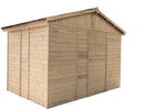 Casetta Box da Giardino 2,8x2 m Senza Pavimento in Legno Picea Massello 16mm Eden