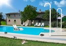 Doccia da Esterno Giardino Miscelatore e Lavapiedi Arkema Funny Yin Ruby