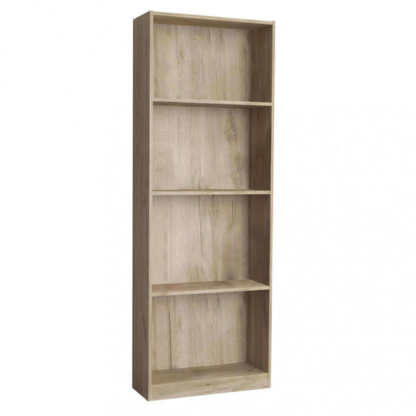 prezzo Libreria Line Olmo 60x24x170 h cm in Truciolare bilaminato Rovere grigio