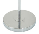 Lampada da Terra Eva One Ø40x160 cm in Vetro e Ferro e Tessuto Verde e Grigio      