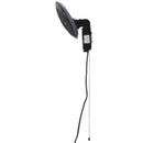 Lampada Riscaldante a Parete Radiatore per Esterni 2000W in Alluminio Nero 