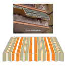Tenda da Sole a Caduta 3x2,5m Tessuto in Poliestere Disegno P3030