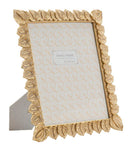 Cornice Anthurium 26x2x31 cm in Resina e Vetro Oro      