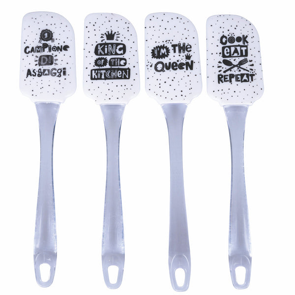 Set 4 Spatole in Silicone 24,5 cm VdE Tivoli 1996 Funny online