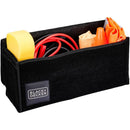 BLACK+DECKER Borsa Organizer da Viaggio per Bagagliaio 55x15x23 cm Chiusura Velcro Nero      