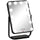 Specchio da Tavolo con LED 32,8x11x47,4 cm per Trucco Make up Nero