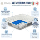 Materasso Molle e Memory Dispositivo Medico Classe 1 Dormidea Olimpo Hybrid Varie Misure + Omaggio