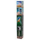 Ombrellone da Giardino Effetto Rafia Ø 300x236 cm Cuba Plus in Acciaio e Plastica      