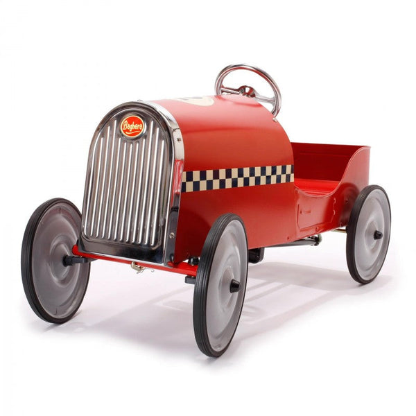 online Auto a Pedali Vintage da Corsa per Bambini Baghera Legend Rossa