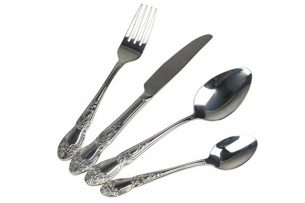 sconto Servizio Set di Posate 24 Pezzi Silver Lucido in Acciaio Villa d'Este Home Tivoli Madame