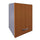 Pensile Bagno Lavanderia con 1 Anta e Vano a Giorno 43x27x58 cm in Nobilitato Bianco Opaco