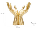 Statua Mani ""Peace"" 25x24x15 cm in Poliresina Oro