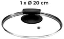 Batteria di Pentole 4 Pezzi in Alluminio Pressofuso Antiaderente Olympia Hard Cook