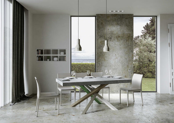 sconto Tavolo 160x90x77 cm Volantis Fix Cemento