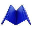 Tappetino Fitness Pieghevole 245x115x5 cm in EPE e Similpelle  Blu