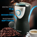Macinacaffè Elettrico 85gr 160W Kooper Rio Nero