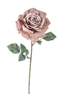 Set 4 Rose Artificiali Madonna Altezza 70 cm Beige