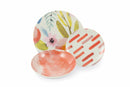 Servizio Piatti 18 Pezzi in Porcellana Villa d'Este Home Tivoli Aquerello Multicolor