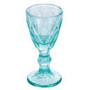 Set 6 Tazzine per Liquori Liquorini Prisma Greenery in Vetro VdE Tivoli 1996 Verde