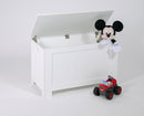 Cassapanca Baule Rettangolarein MDF 81x40x46,5 cm Fumer Valentina Bianca