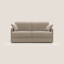 Divano Letto 3 Posti 189x96x96 cm Evans in Tessuto Beige