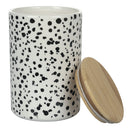 Set 2 Barattoli Ø10,5x16 cm 870 ml in Ceramica VdE Tivoli 1996 Taverna Black