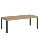  Tavolo Allungabile 200-304x90x77 cm Everyday Premium Quercia Natura Gambe Antracite