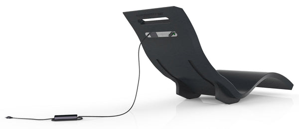 Lettino Chaise Longue Riscaldata da Esterno Giardino Seduta a Terra Arkema Serendipity Hybrida Antracite sconto