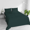 Set Lenzuola Sopra Sotto e 2 Federe Linea Water Washed Ottanio