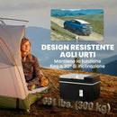 Frigorifero Portatile 62,3x37,8x37 cm Capienza 30L con Compressore e Controllo App in ABS Nero      