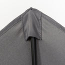 Ombrellone da Giardino Ø196x204H cm a 6 Stecche Grigio Scuro  