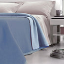 Coperta Pura Lana Dobleface 450gr Cober Double Celeste