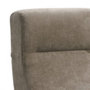 Poltrona Alzapersona Elettrica 2 Motori 74x85x160 cm in Tessuto Grigio chiaro