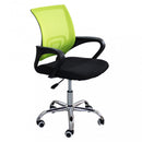 Poltrona da Ufficio Titty Grigio Chiaro 52x56,5x85/95 h cm in Poliuretano Nero