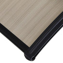 Pensilina Tettoia Modulabile Policarbonato Alveolare Nero Fumè 150X100cm Bertozzi Naxos
