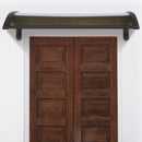 Pensilina Tettoia Modulabile Policarbonato Alveolare Nero Fumè 150X100cm Bertozzi Naxos