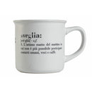 Set 2 tazze Ø9,2x8,7 cm in New Bone China VdE Tivoli 1996 Bianco