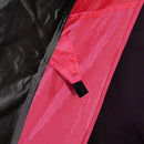 Tenda da Spiaggia Campeggio Protezione Raggi UV Nera e Rossa 3.3x3.3x2.55 cm 