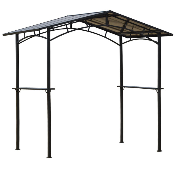 acquista Gazebo da Giardino per Barbecue 246x149x230 cm in Alluminio e PC Nero