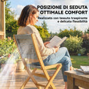 Set di 2 Sedie Pieghevoli da Giardino 47,5x56x88 cm in Rattan PE e Legno di Acacia Grigio      