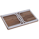 Tavolino Vassoio Porta Laptop da Letto 64x36x27 cm 