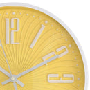 Orologio da Parete Ø30 cm in Plastica Giallo